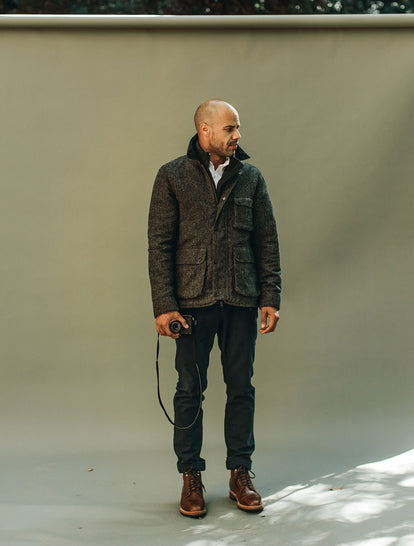 Rover in Birdseye, Vertical Jacket, White Oxford Jack, Camp Pant