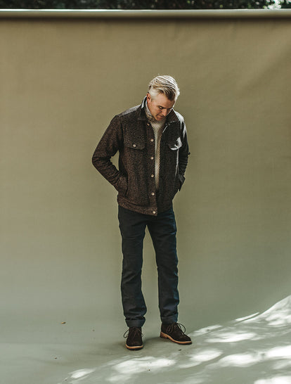 Beach Cloth Long Haul, Fisherman Sweater, Blue Oxford Jack