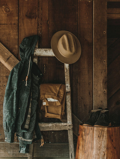 Winslow Parka, Lodge Sweater, Indigo Twill Jack