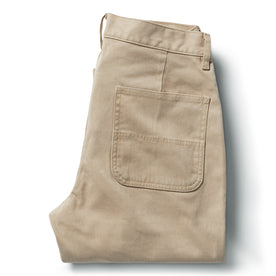 flatlay of The Camp Pant in Sand Boss Duck, shown from the back