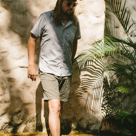 The Short Sleeve Jack in Steel Chambray: Alternate Image 6