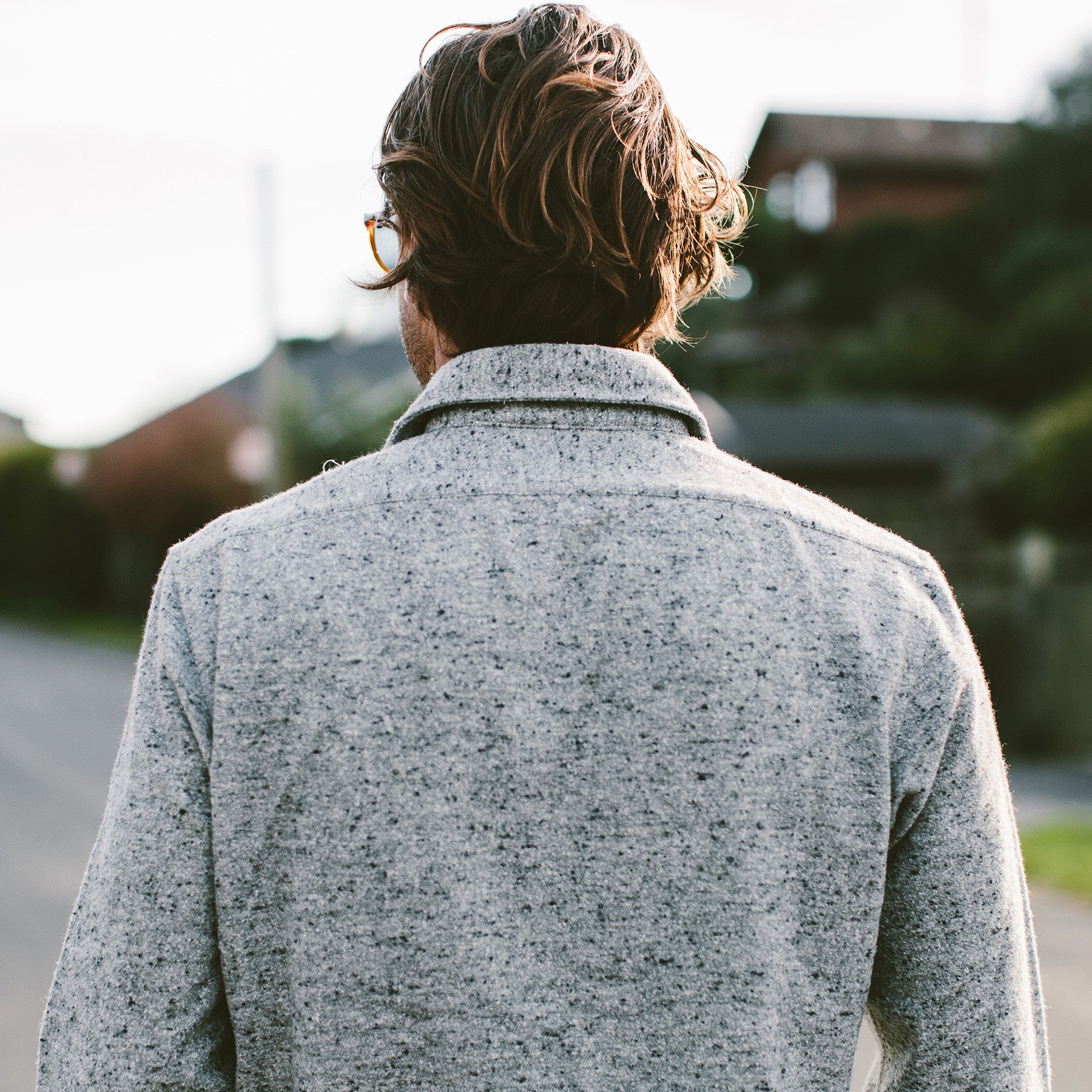 The Sun Down Shirt in Speckled Grey: Alternate Image 3, Wovens by Taylor Stitch