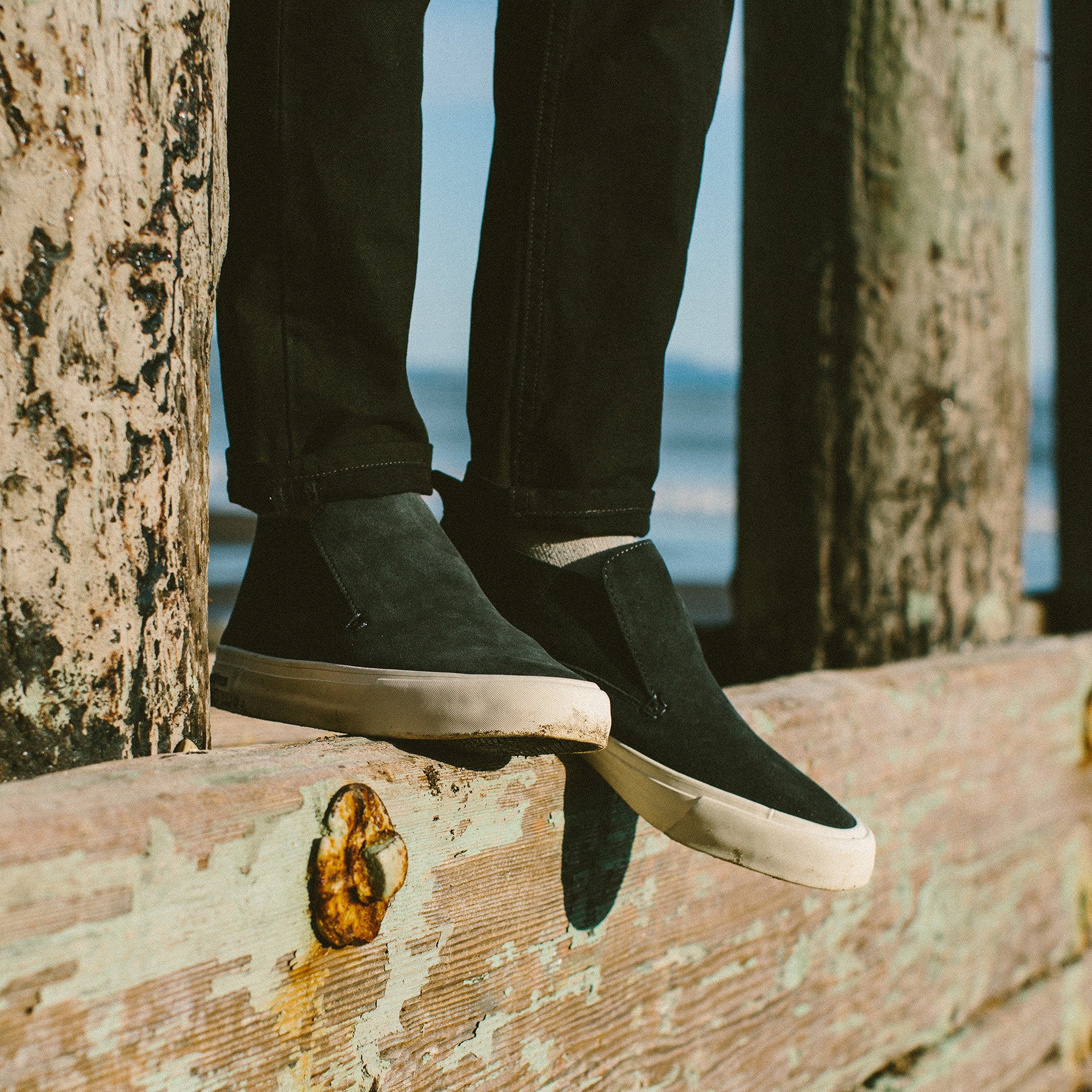 The Huntington Middie in Navy: Alternate Image 3, Footwear by Taylor Stitch