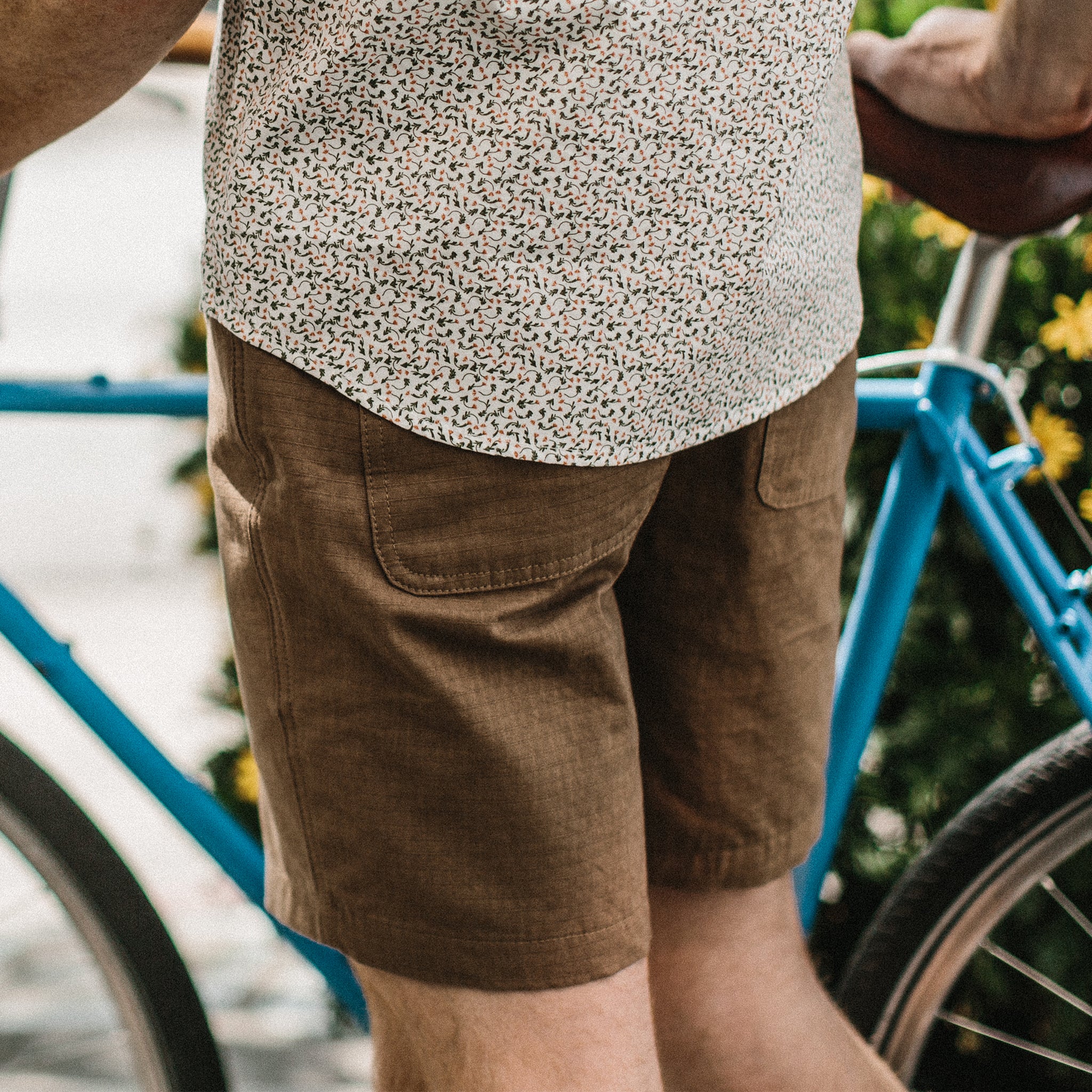 The Camp Short in British Khaki Ripstop: Alternate Image 3, Shorts by Taylor Stitch