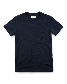 The Heavy Bag Tee in Navy, Knits by Taylor Stitch