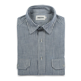 The Chore Shirt in Natural Striped Chambray: Featured Image