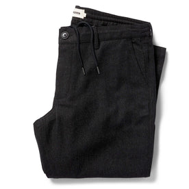 flatlay of The Carmel Pant in Dark Charcoal folded