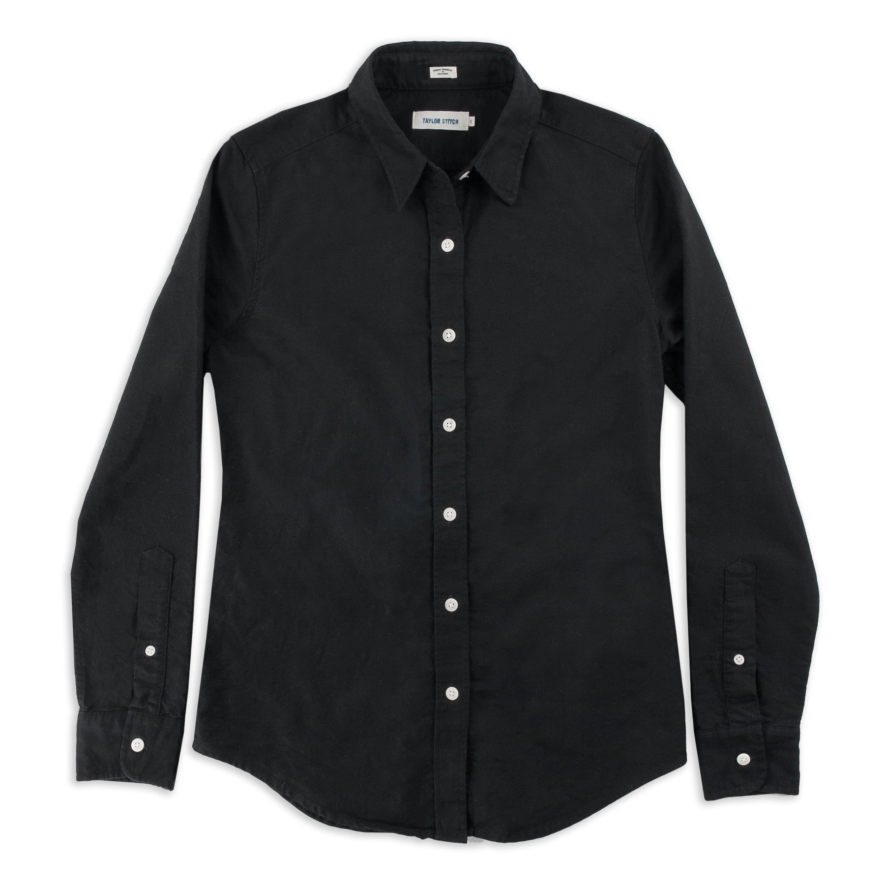 The Katherine in Washed Black Oxford: Featured Image, Wovens by Taylor Stitch