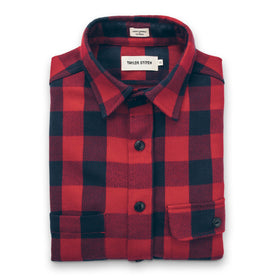 The Moto Utility Shirt in Red Buffalo Plaid: Featured Image