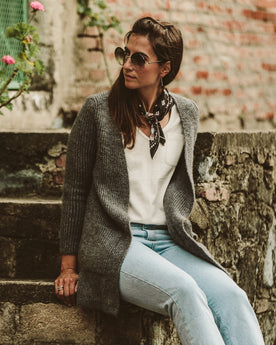 The Frida Cardigan in Charcoal: Alternate Image 1, Knits by Taylor Stitch