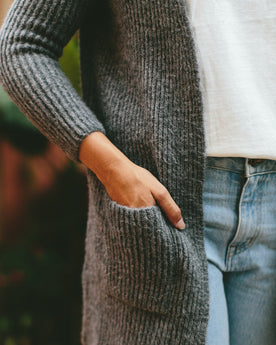 The Frida Cardigan in Charcoal: Alternate Image 5, Knits by Taylor Stitch