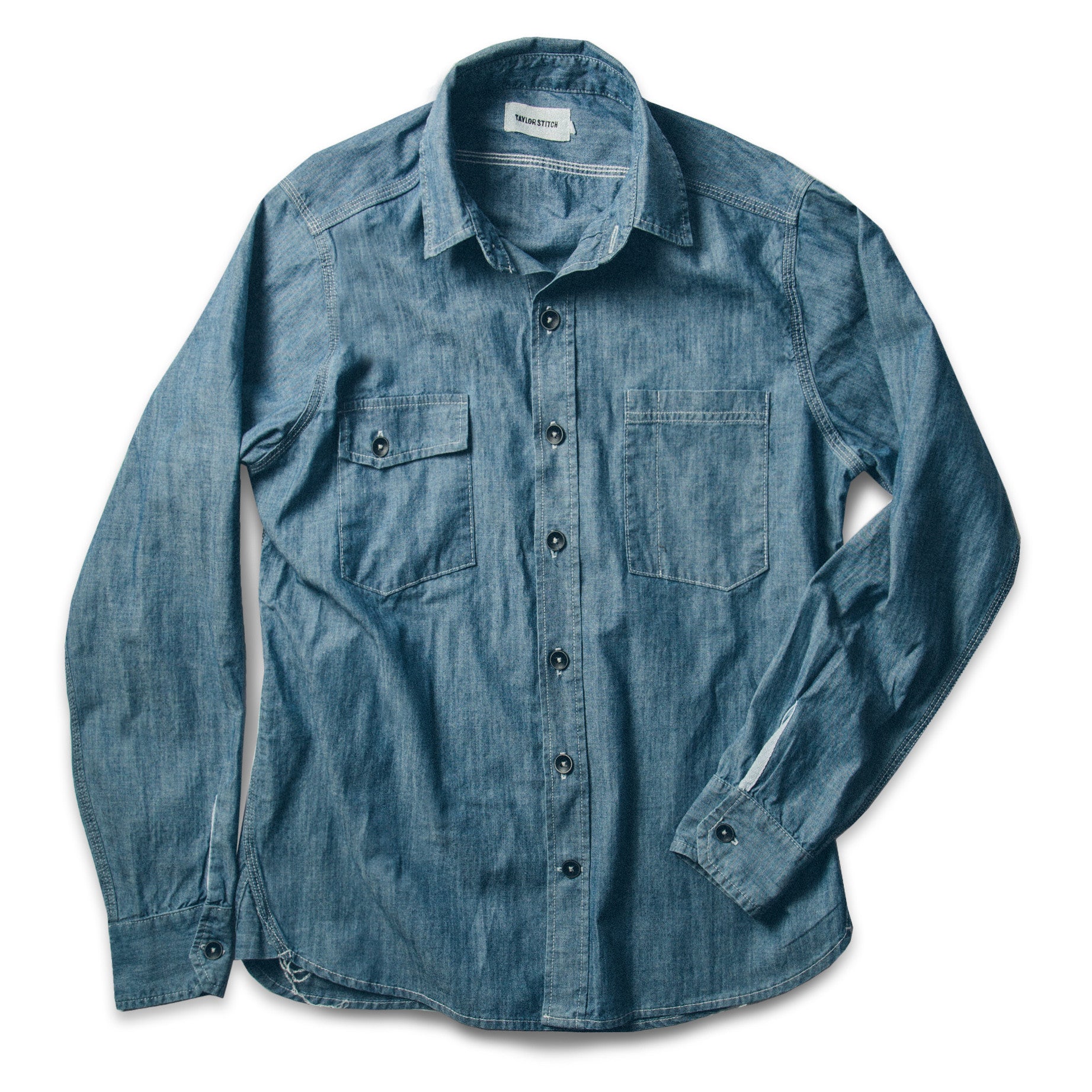 The Utility Shirt in Sea Washed Chambray: Alternate Image 2, Wovens by Taylor Stitch