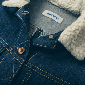 The Pacific Jacket in Sea Washed Selvage Denim: Alternate Image 6