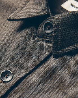 The Utility Shirt in Moss Merino 4S Herringbone: Alternate Image 5, Wovens by Taylor Stitch
