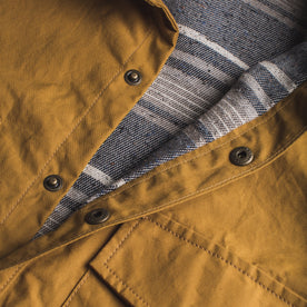 The Chore Jacket in Mustard Dry Wax Canvas: Alternate Image 7