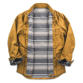 The Chore Jacket in Mustard Dry Wax Canvas: Alternate Image 2