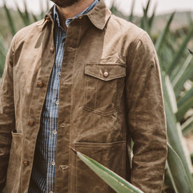 The Project Jacket in Field Tan Beeswaxed Canvas: Alternate Image 3