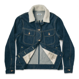 The Pacific Jacket in Sea Washed Selvage Denim: Alternate Image 7