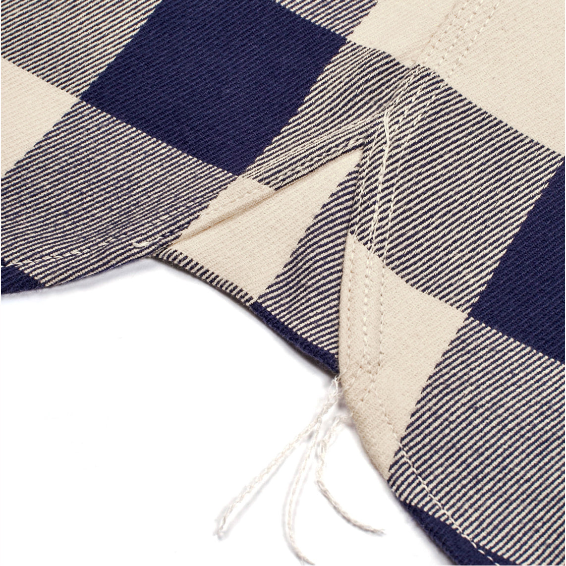 The Moto Utility Shirt in Natural & Navy Buffalo Plaid: Alternate Image 7, Wovens by Taylor Stitch