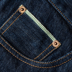 The Slim Jean in 3 Month Rinse Selvage: Alternate Image 6