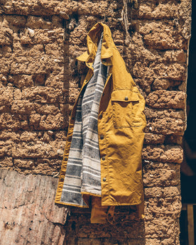 The Chore Jacket in Mustard Dry Wax Canvas: Alternate Image 8, Outerwear by Taylor Stitch