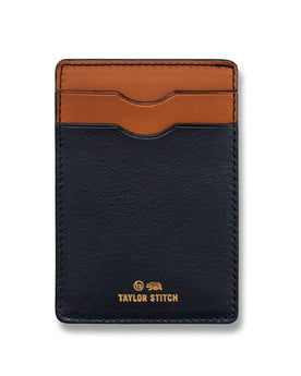 The Minimalist Wallet in Navy: Featured Image, Accessories by Taylor Stitch