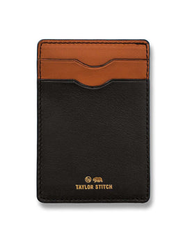 The Minimalist Wallet in Black: Featured Image, Accessories by Taylor Stitch