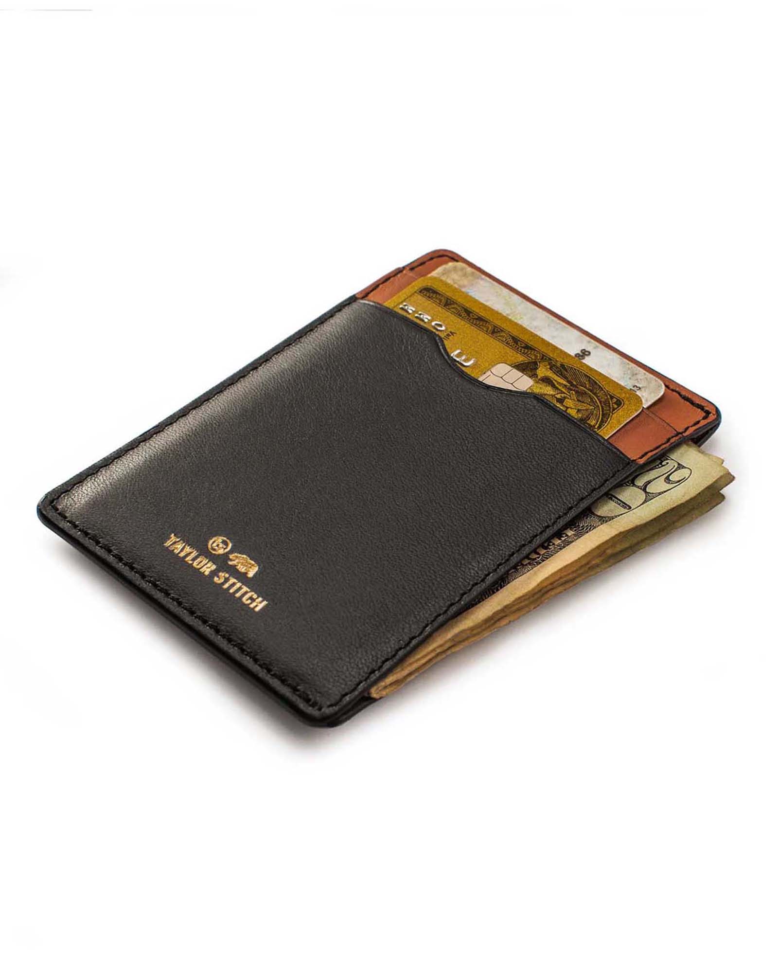 The Minimalist Wallet in Black: Alternate Image 3, Accessories by Taylor Stitch