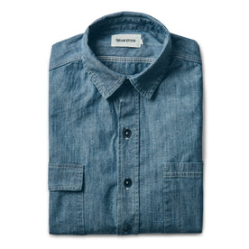 The Utility Shirt in Sea Washed Chambray: Featured Image