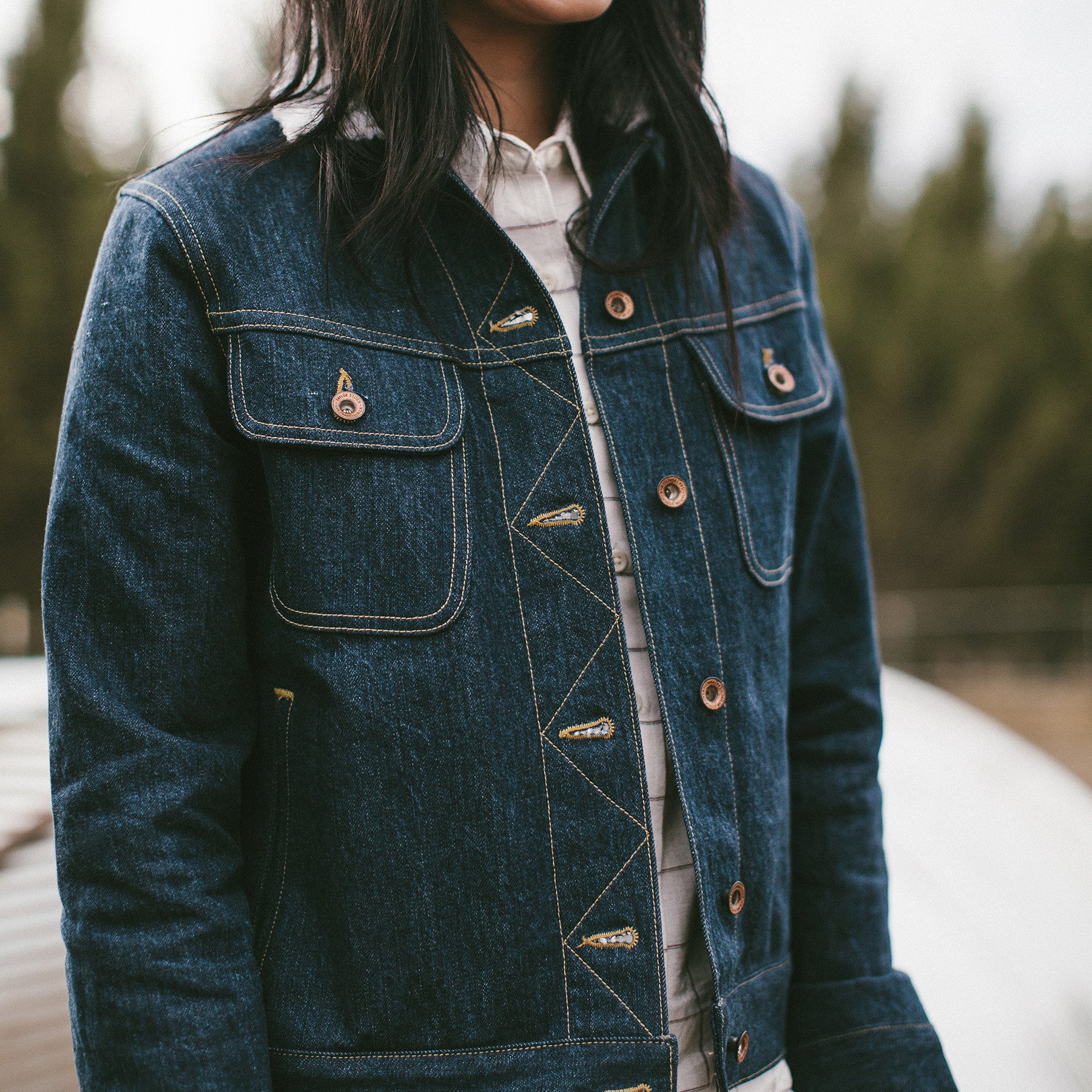 The Pacific Jacket in Sea Washed Selvage Denim: Alternate Image 4, Outerwear by Taylor Stitch