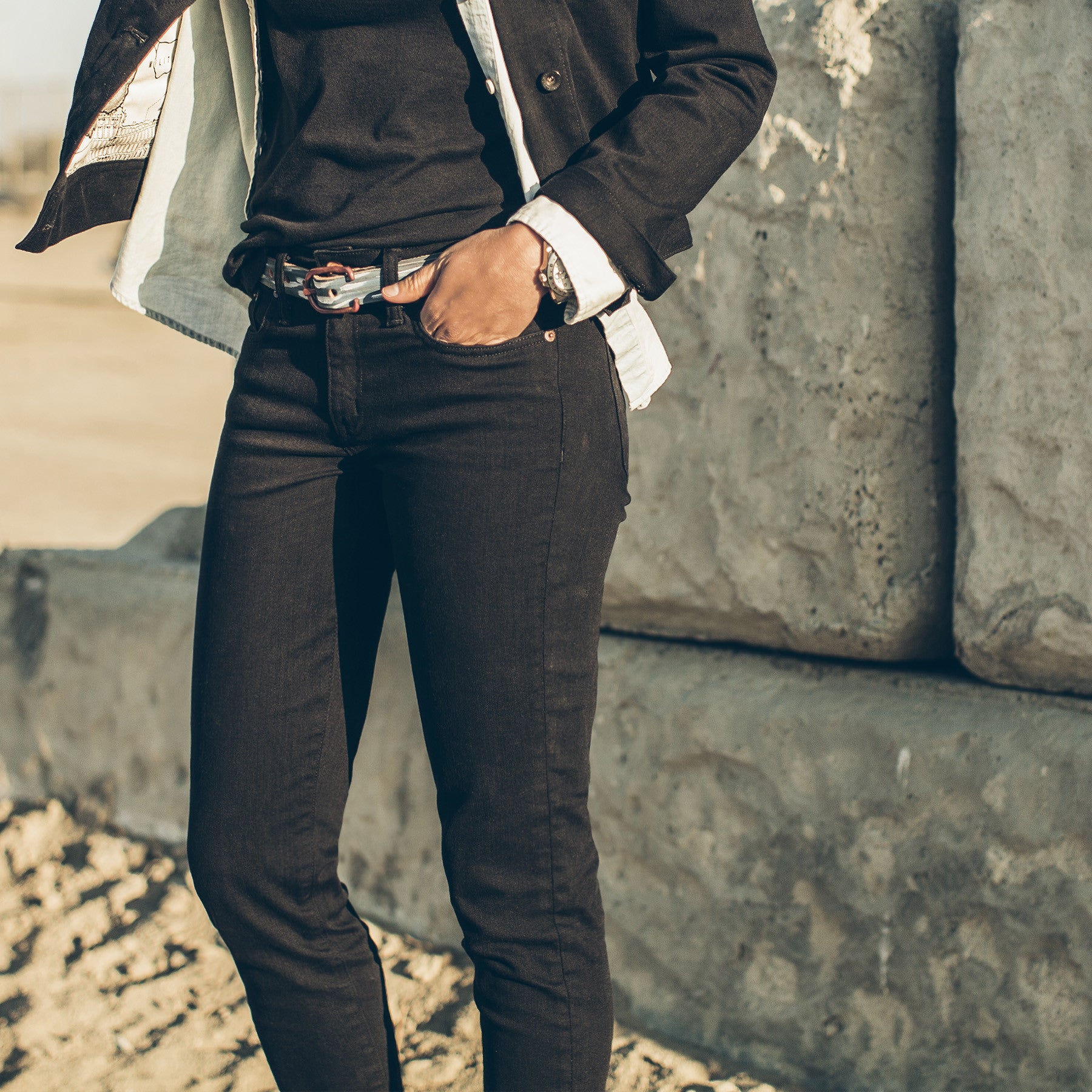The Adler Jean in Noir: Alternate Image 5, Denim by Taylor Stitch