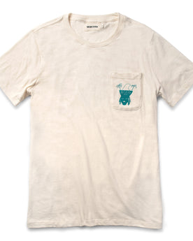 The Heavy Bag Tee in Agua Print: Featured Image, Knits by Taylor Stitch