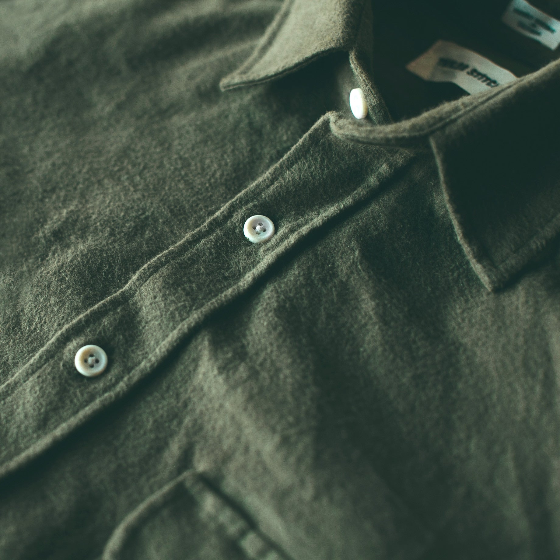 The Yosemite Shirt in Olive Drab: Alternate Image 5, Wovens by Taylor Stitch