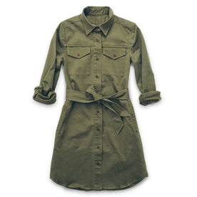 The Trench Dress in Army Green: Featured Image