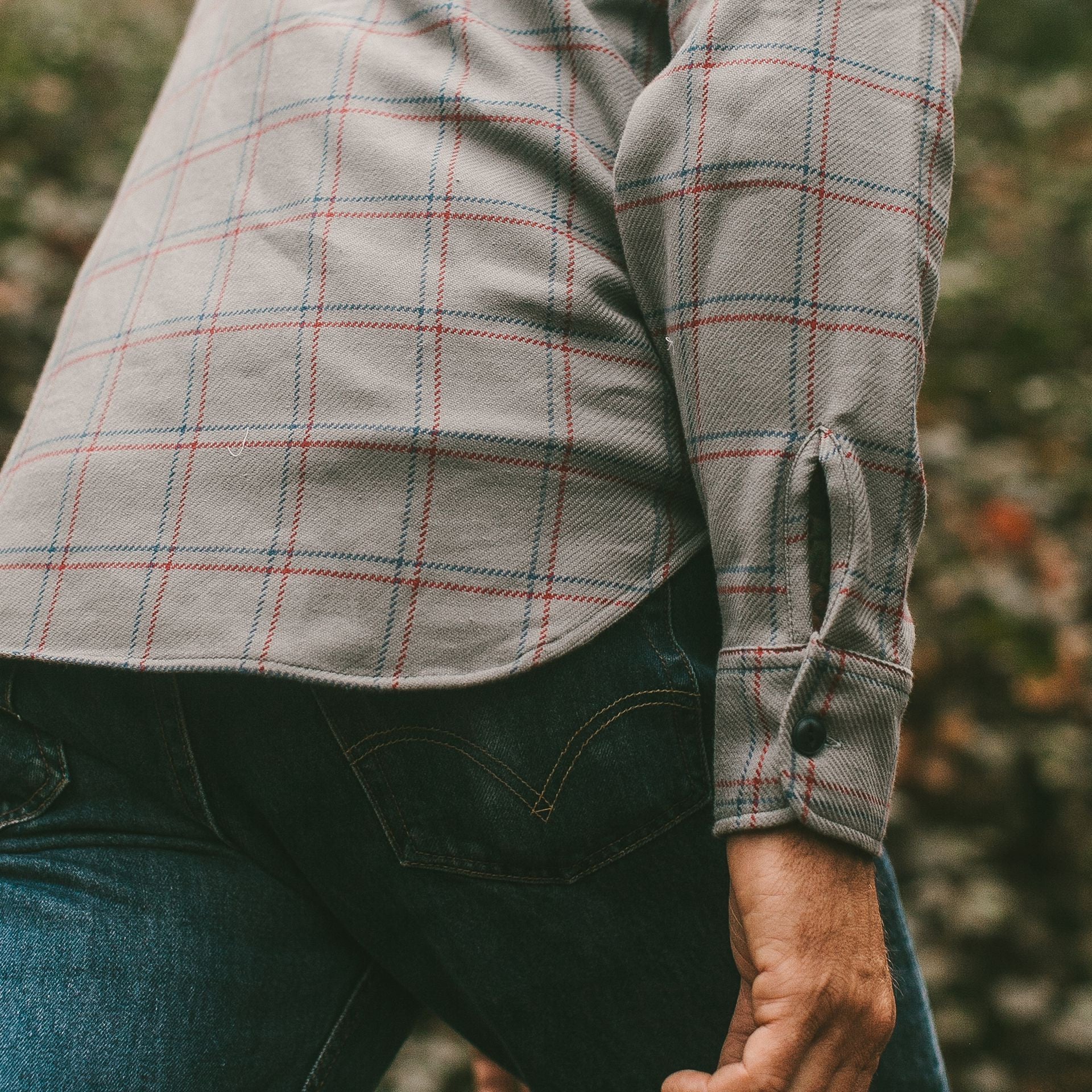 The Crater Shirt in Ash Plaid: Alternate Image 4, Wovens by Taylor Stitch