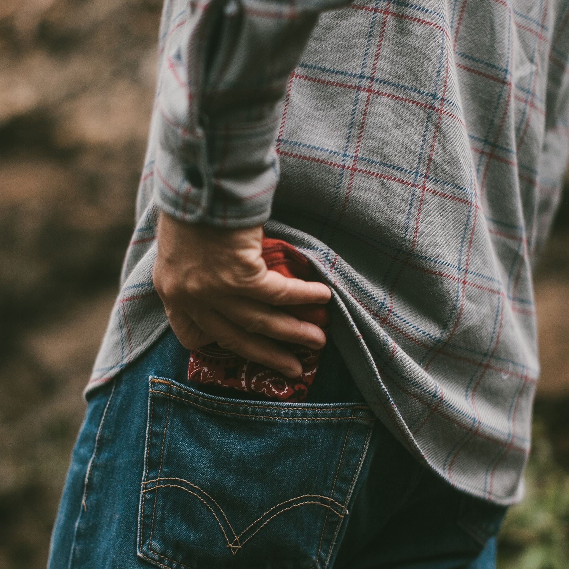 The Crater Shirt in Ash Plaid: Alternate Image 6, Wovens by Taylor Stitch