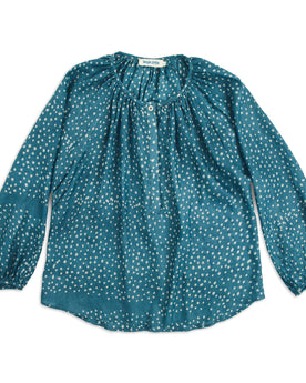 The Orinda Blouse in Dotted Silk Batik: Featured Image, Wovens by Taylor Stitch