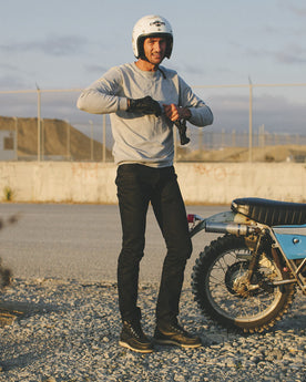 The Slim Jean in Shuttle Loomed Italian Selvage Black Denim: Alternate Image 3, Denim by Taylor Stitch