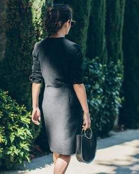 The Juniper Dress in Black Brushed Cotton: Alternate Image 3, Dresses by Taylor Stitch