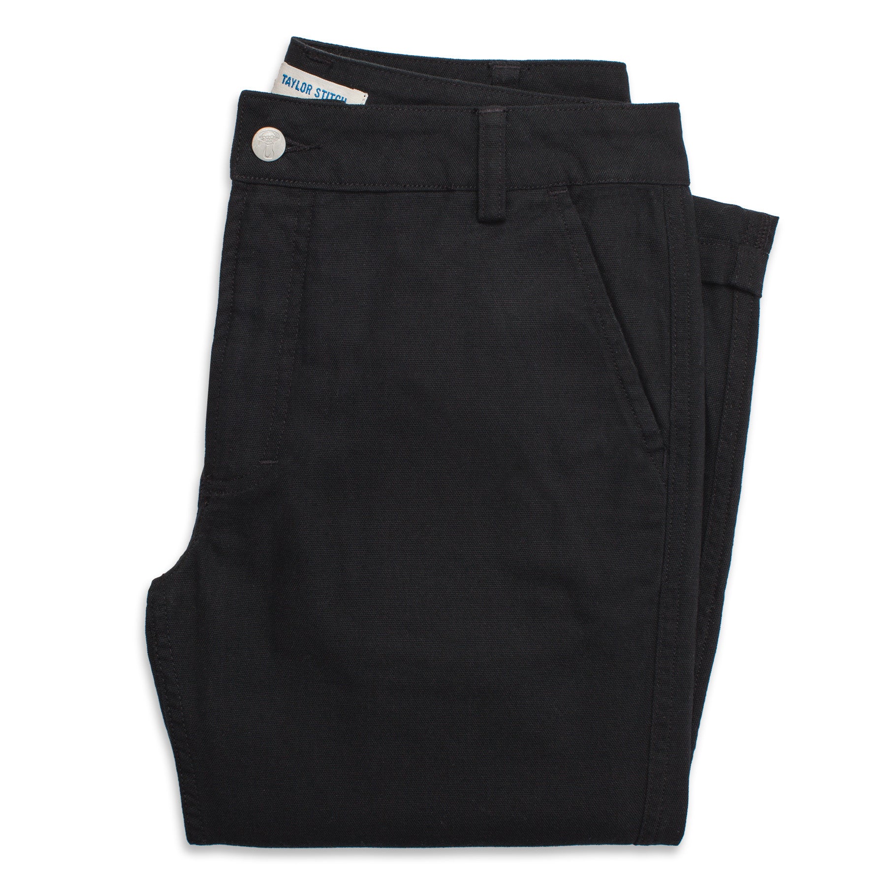 The Abel Pant in Black: Featured Image, Bottoms by Taylor Stitch