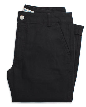 The Abel Pant in Black: Featured Image, Bottoms by Taylor Stitch