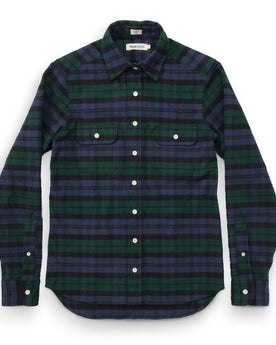 The Sierra Shirt in Blackwatch Plaid: Featured Image, Wovens by Taylor Stitch