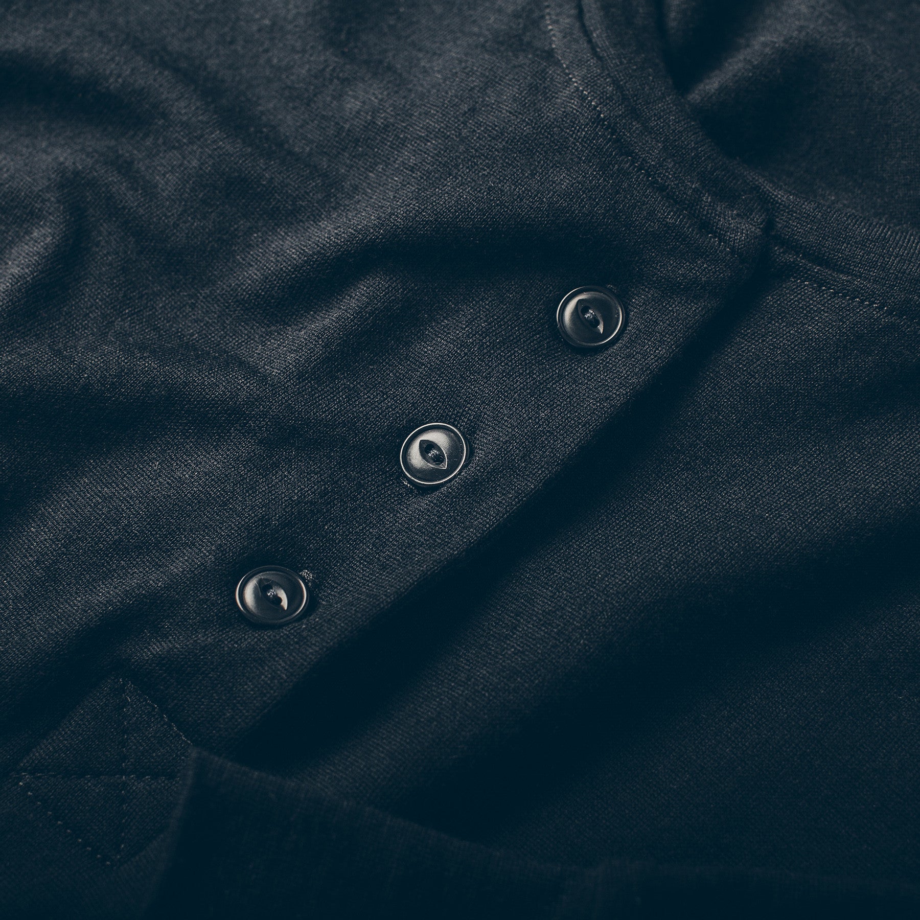 The Peyton Henley in Noir Merino: Alternate Image 6, Basics by Taylor Stitch