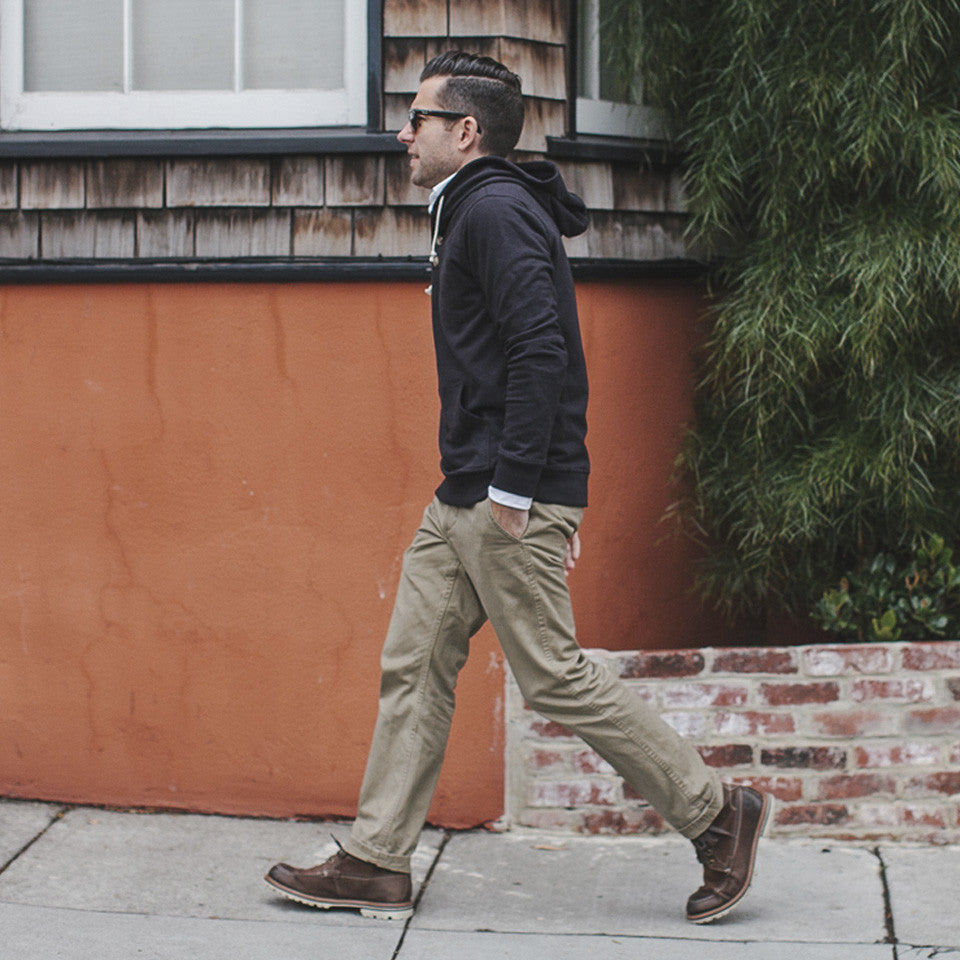 The Charcoal 3 Button Hooded Sweatshirt: Alternate Image 4, Knits by Taylor Stitch