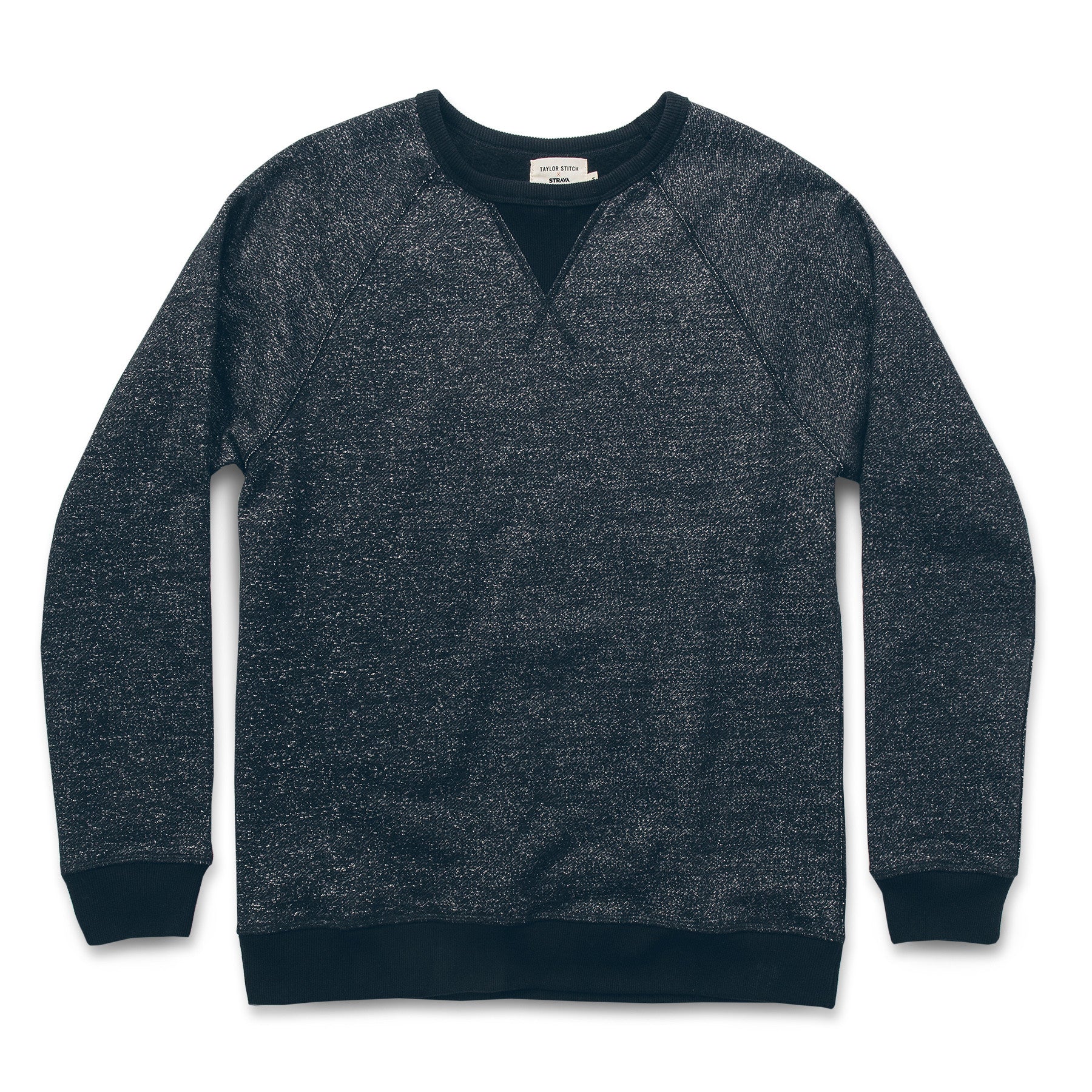 The Crew in Charcoal Fleck Fleece: Featured Image, Mens by Taylor Stitch