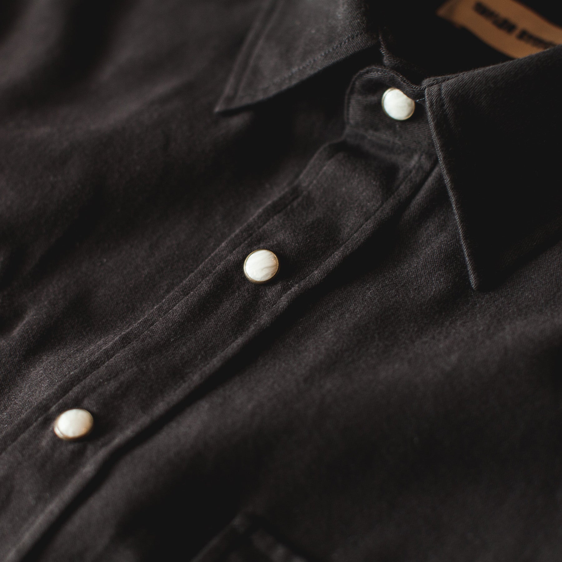 The Glacier Shirt in Sea Washed Black Twill: Alternate Image 5, Wovens by Taylor Stitch
