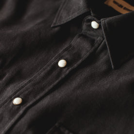 The Glacier Shirt in Sea Washed Black Twill: Alternate Image 5
