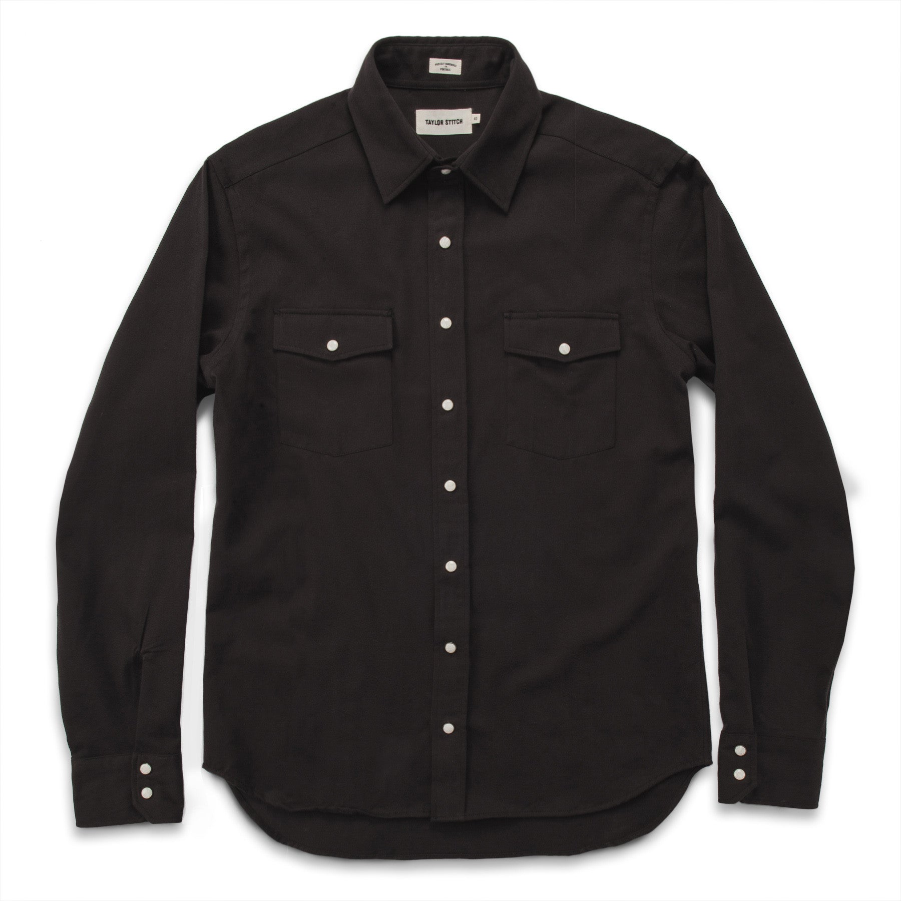 The Glacier Shirt in Sea Washed Black Twill: Alternate Image 6, Wovens by Taylor Stitch