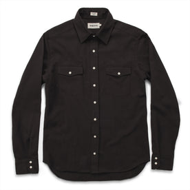 The Glacier Shirt in Sea Washed Black Twill: Alternate Image 6