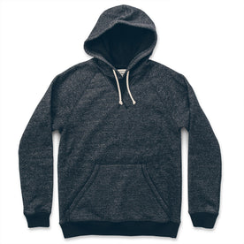 The Hoodie in Charcoal Fleck Fleece: Featured Image